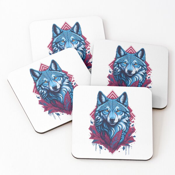 Item preview, Azure Moon Wolf designed and sold by Alahchin Art.