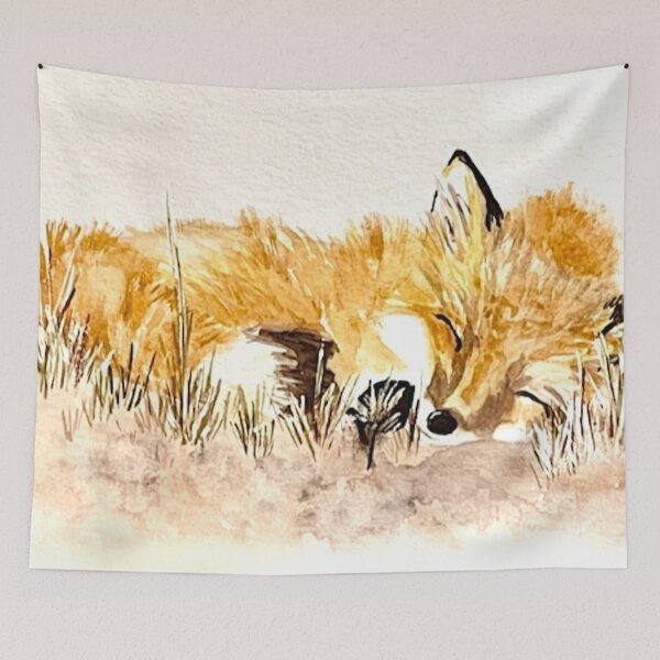 Item preview, Fox Nap in the Grass designed and sold by Franclynart.