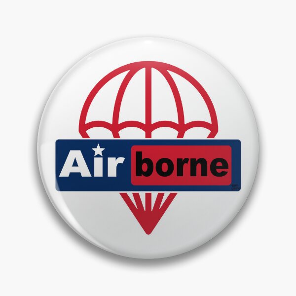 Item preview, Airborne; designed and sold by StickerApe.