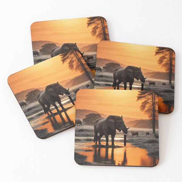 Item preview, Elephant in Abstract Wildlife designed and sold by Enchanting Art Vista.