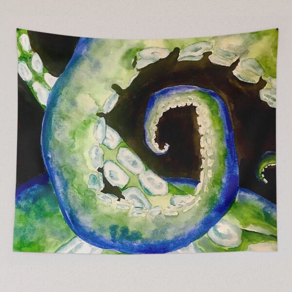 Item preview, Blue-Green Wiggle designed and sold by Franclynart.