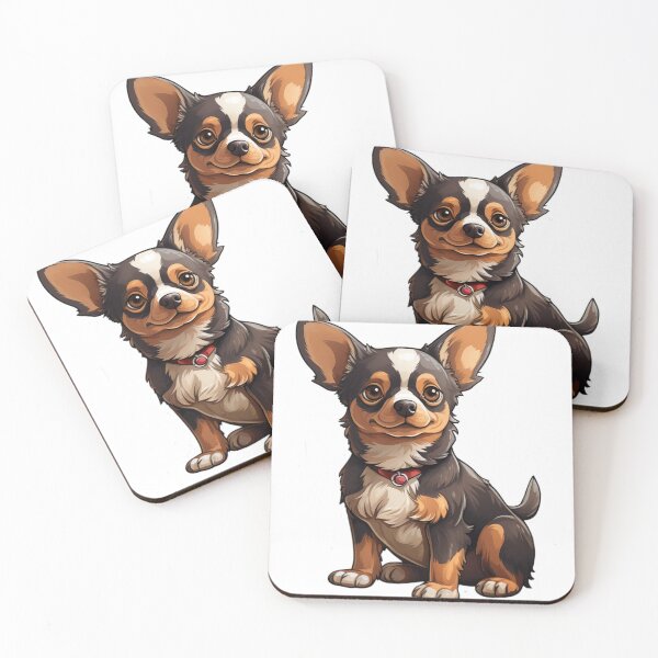 Artikelvorschau, Cute Happy Chihuahua Sticker entworfen und verkauft von aimber.