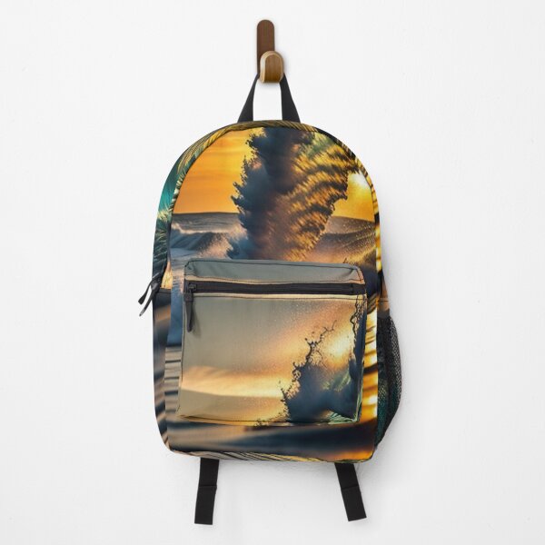 Item preview, Large Wave at Sunset | Stunning Ocean designed and sold by gallofoto.