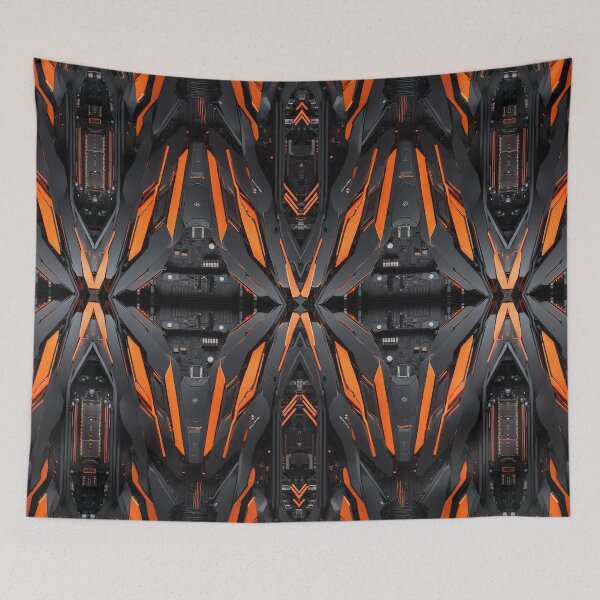 Item preview, Cybernetics - Black and Orange - 05 designed and sold by Mystic-Images.