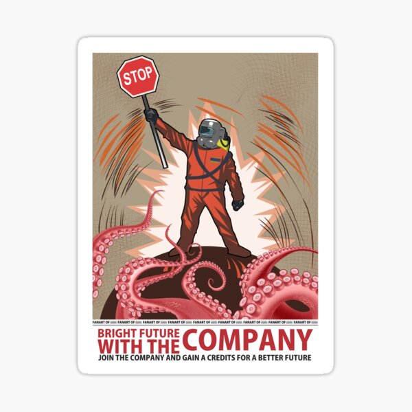 Item preview, Lethal Company Join the company poster designed and sold by Jessebladezwork.