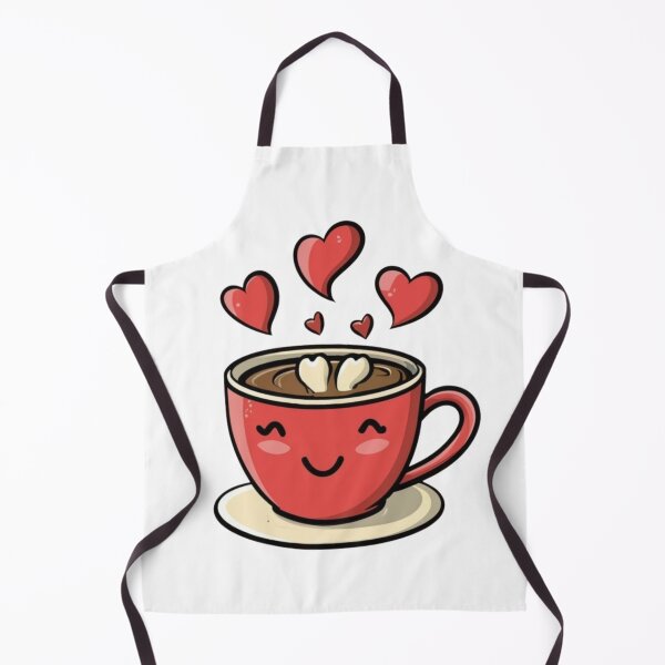 Item preview, A cup of coffee with hearts drawn on the foam designed and sold by QuirkyQuotables.