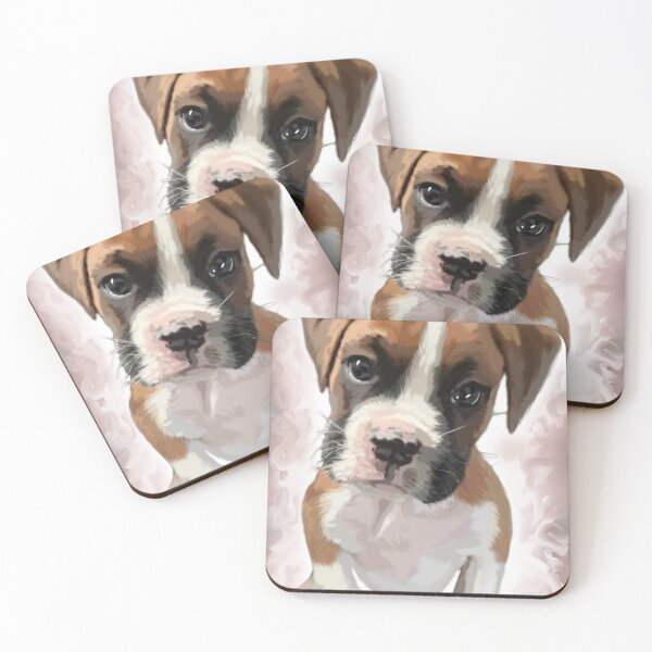 Item preview, Boxer Dog, Boxer Puppy Portrait, Digital Painting, Dog Owner Gift, Vets Gift, Vets Nurse Gift designed and sold by Christopher Whitehead-Baines.
