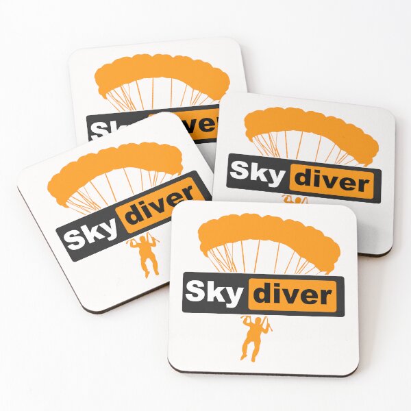 Item preview, Skydiver; Parachute; designed and sold by StickerApe.
