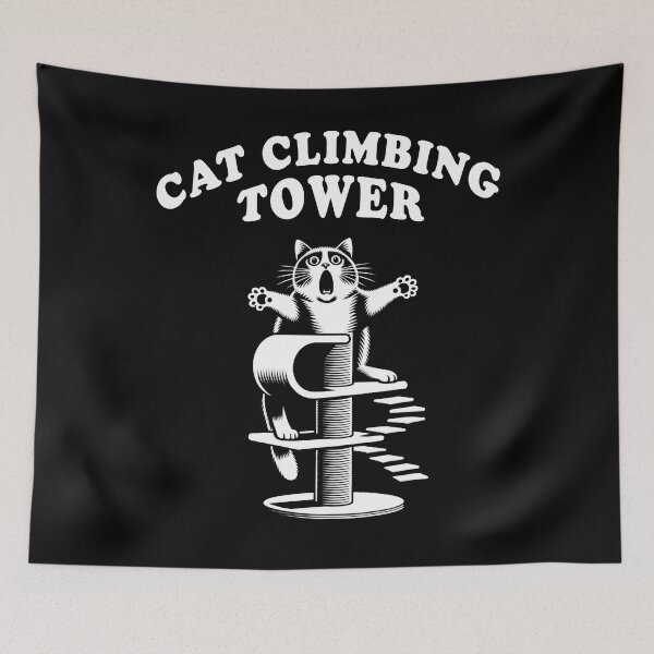 Item preview, Cat Climbing Tower designed and sold by irek07.