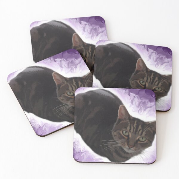 Item preview, Tabby Cat, Cat Portrait, Digital Painting, Cat Owner Gift, Vets Gift, Vets Nurse Gift designed and sold by Christopher Whitehead-Baines.