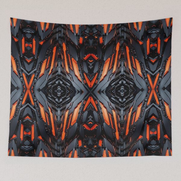 Item preview, Cybernetics - Black and Orange - 05 designed and sold by Mystic-Images.