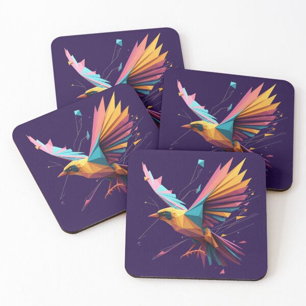 Item preview,  colorful geometric bird designed and sold by alan silva.