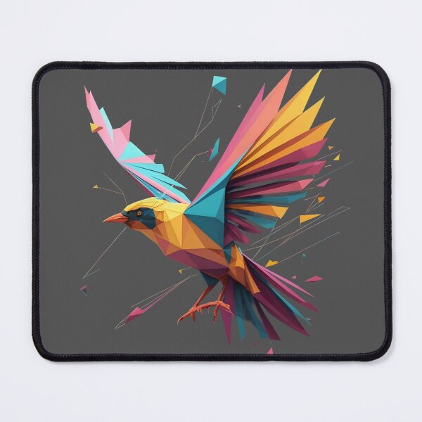 Item preview, colorful geometric bird designed and sold by alan silva.