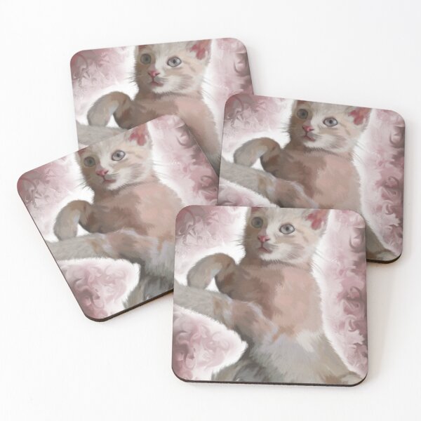 Item preview, Kitten, Ginger Cat Portrait, Digital Painting, Cat Owner Gift, Vets Gift, Vets Nurse Gift designed and sold by Christopher Whitehead-Baines.