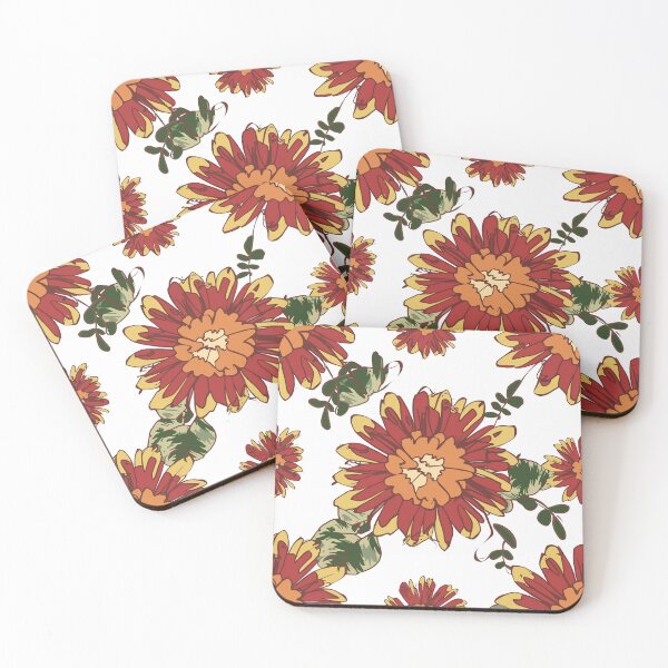 Item preview, Red Flower Pattern designed and sold by Lilac32.