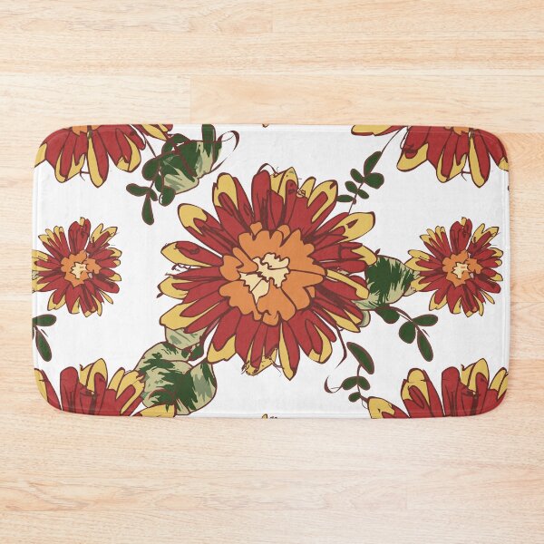 Item preview, Red Flower Pattern designed and sold by Lilac32.