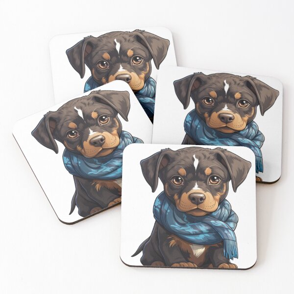 Item preview, Cute little American Bully Puppy stickers designed and sold by aimber.