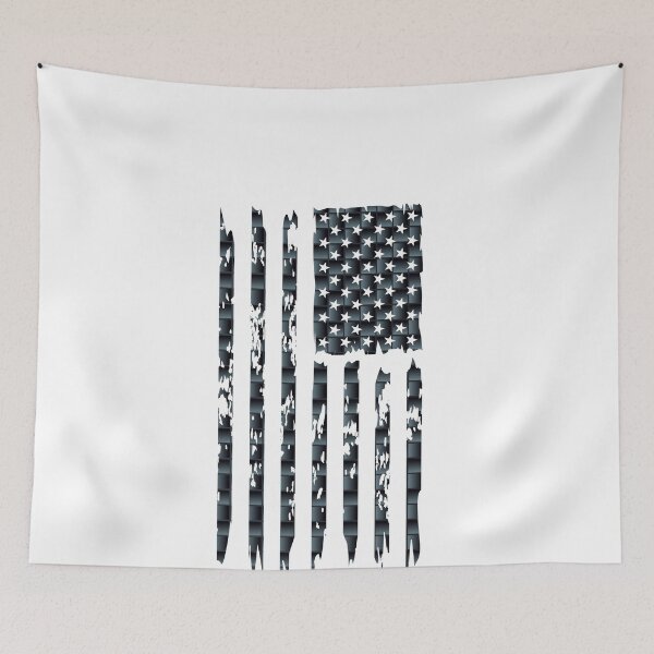 Item preview, carbon fibre us flag designed and sold by Artisan-wave.