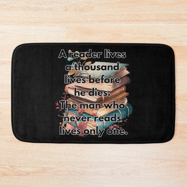 Item preview, A READER LIVES A THOUSAND LIVES designed and sold by BootsNCatsStore.