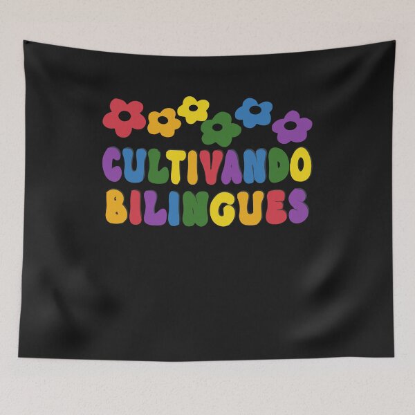 Item preview, Maestra Wild Flowers Cultivando Bilingues Spanish Teacher designed and sold by Pitchou07.