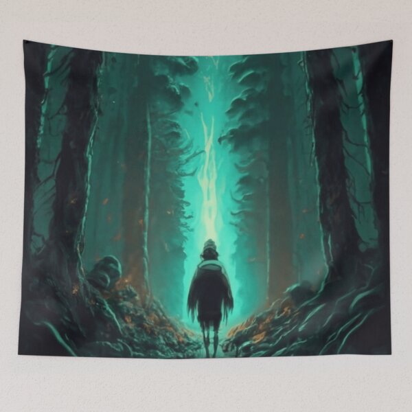 Item preview, Dark dream forest, Scary forest designed and sold by asbno19.