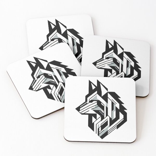 Item preview, Geometric Wolf - Monochromatic Majesty designed and sold by Bottron9000.