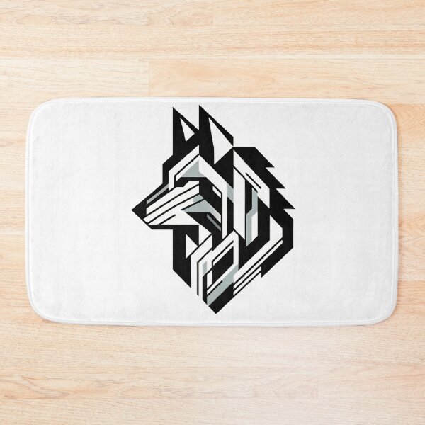 Item preview, Geometric Wolf - Monochromatic Majesty designed and sold by Bottron9000.
