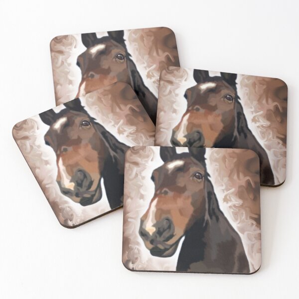 Item preview, Equestrian, Horse racing, Brown Horse, Portrait, Digital Painting, Horse Owner Gift, Vets Gift, Vets Nurse Gift designed and sold by Christopher Whitehead-Baines.