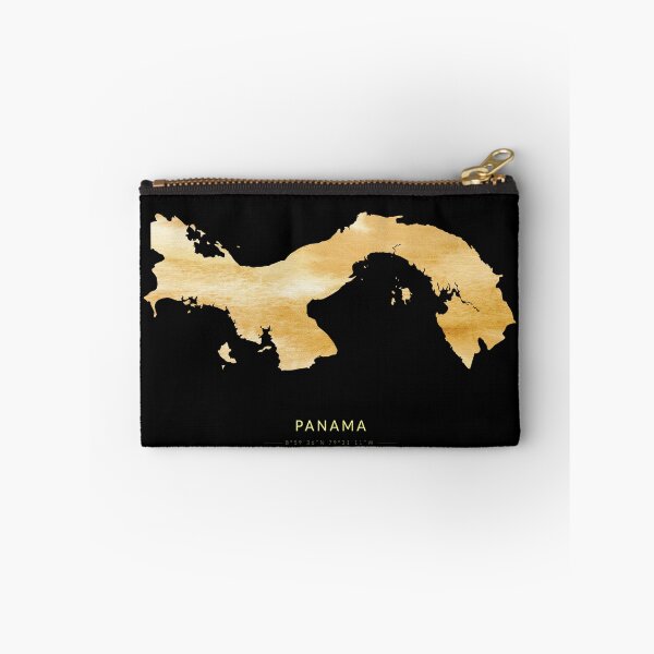 Item preview, Panama map in gold color designed and sold by Jerhus.