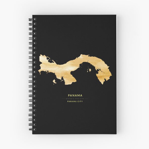 Item preview, Panama map in gold color designed and sold by Jerhus.