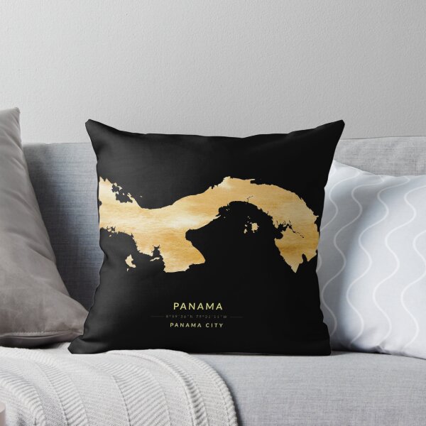 Item preview, Panama map in gold color designed and sold by Jerhus.