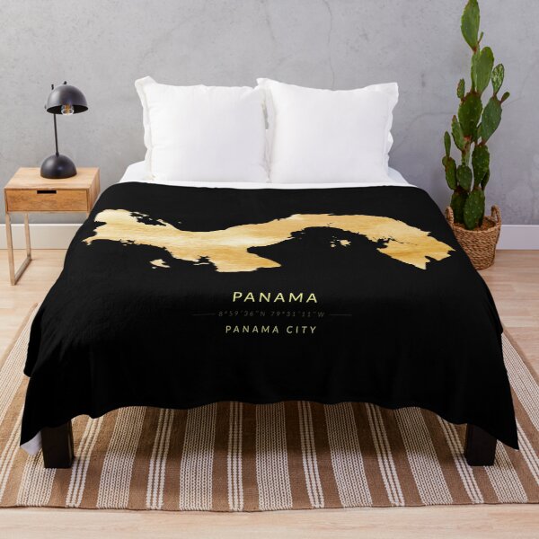 Item preview, Panama map in gold color designed and sold by Jerhus.