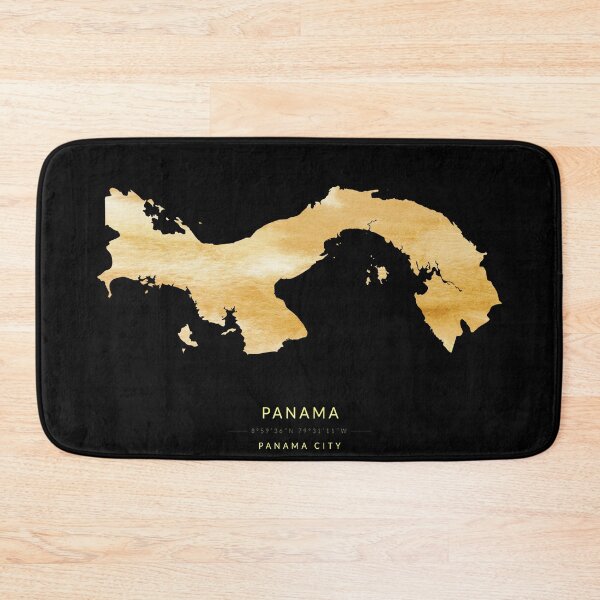Item preview, Panama map in gold color designed and sold by Jerhus.