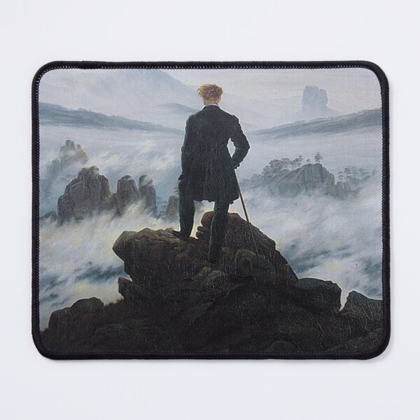 Aperçu de l'œuvre Vagabond au-dessus de la mer de brouillard - 1818 - Caspar David Friedrich créée et vendue par THASSON.