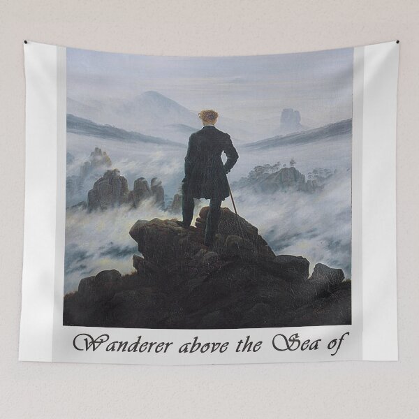 Item preview, Wanderer above the Sea of Fog - 1818 - Caspar David Friedrich designed and sold by THASSON.