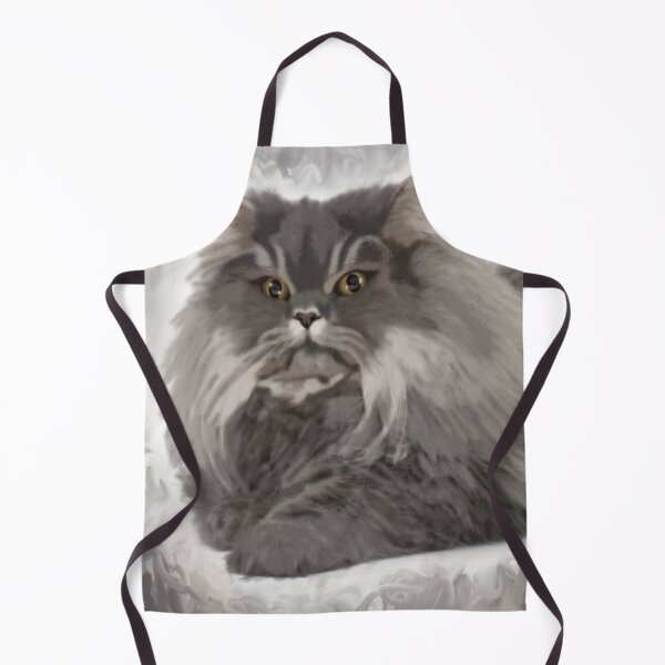 Item preview, Persian Cat, Ginger Cat Portrait, Digital Painting, Cat Owner Gift, Vets Gift, Vets Nurse Gift designed and sold by Christopher Whitehead-Baines.