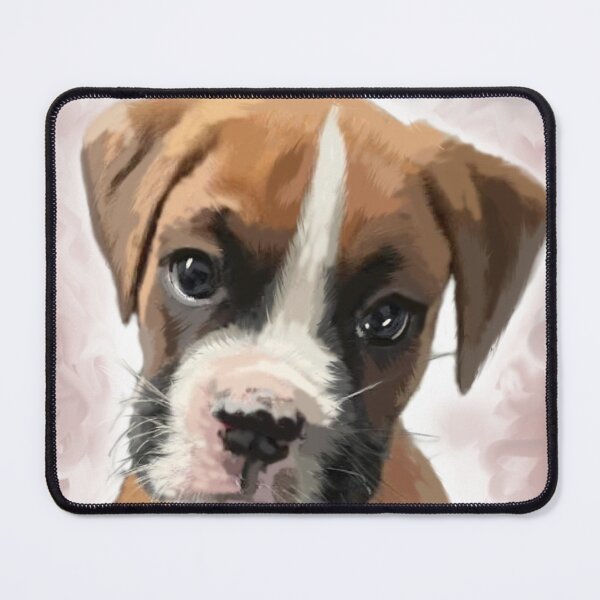 Item preview, Boxer Dog, Boxer Puppy Portrait, Digital Painting, Dog Owner Gift, Vets Gift, Vets Nurse Gift designed and sold by Christopher Whitehead-Baines.