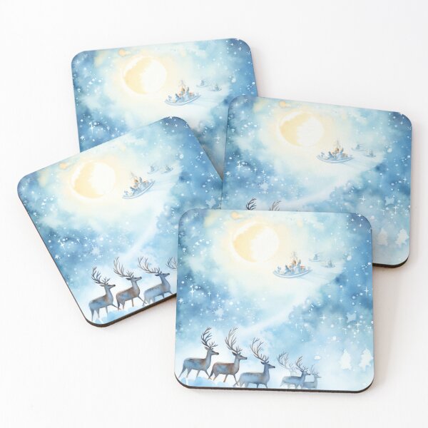 Item preview, Starry Sleigh Ride designed and sold by cute-animals99.