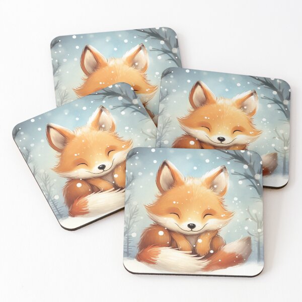 Item preview, Snowy Fox designed and sold by cute-animals99.