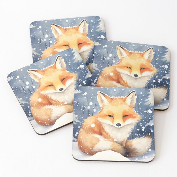 Item preview, Snowy Fox designed and sold by cute-animals99.