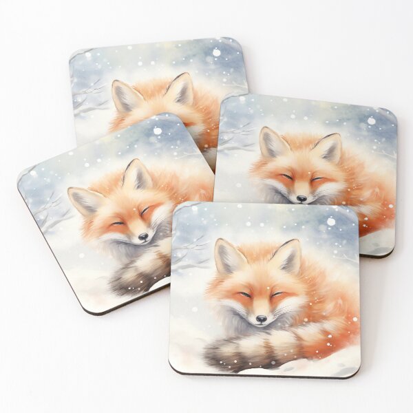 Item preview, Snowy Fox designed and sold by cute-animals99.