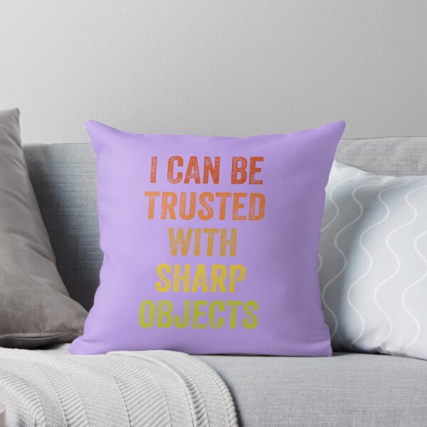 Item preview, I can Be Trusted With Sharp Objects, Vintage Style designed and sold by artprintschabab.