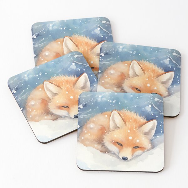 Item preview, Snowy Fox designed and sold by cute-animals99.