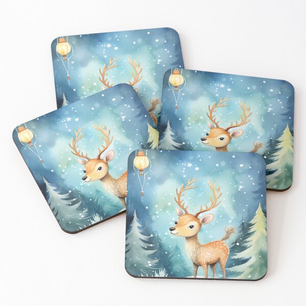 Item preview, Enchanted Starlit Reindeer designed and sold by cute-animals99.