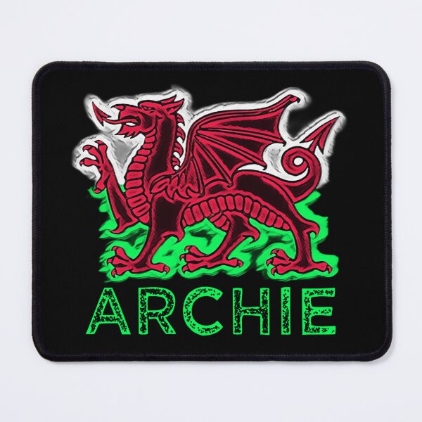 Item preview, ARCHIE CYMRU DRAIG GOCH RED DRAGON designed and sold by Marni Scofidio Desi9ns.