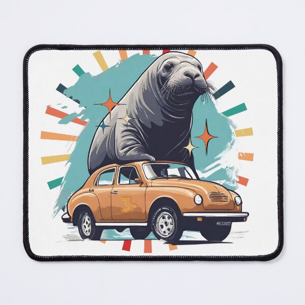 Item preview, Neil the Seal Tasmania Australia Funny seal designed and sold by CyberArtistOne.