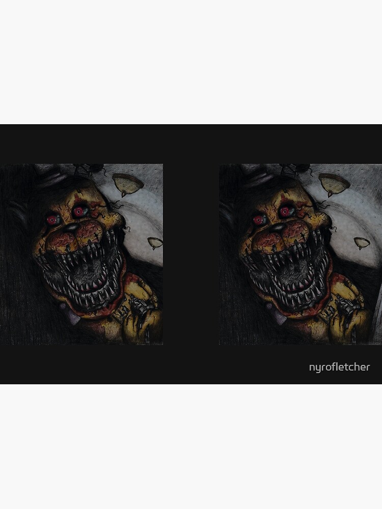 I am real” FNAF UCN Nightmare Fredbear Hardcover Journal for Sale by  terrieberrytont