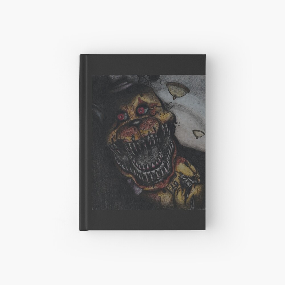 I am real” FNAF UCN Nightmare Fredbear Hardcover Journal for Sale by  terrieberrytont