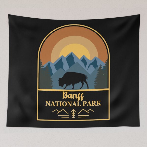 Artikelvorschau, Banff Nationalpark-Vintage entworfen und verkauft von Nature-spirit.