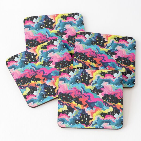 Item preview, Colorful Smoldering Clouds Psychedelic Pattern  designed and sold by Studio2315.